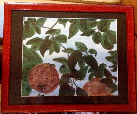 Appletree by Margo Humphries. Size 41×29. $40 FRAMED