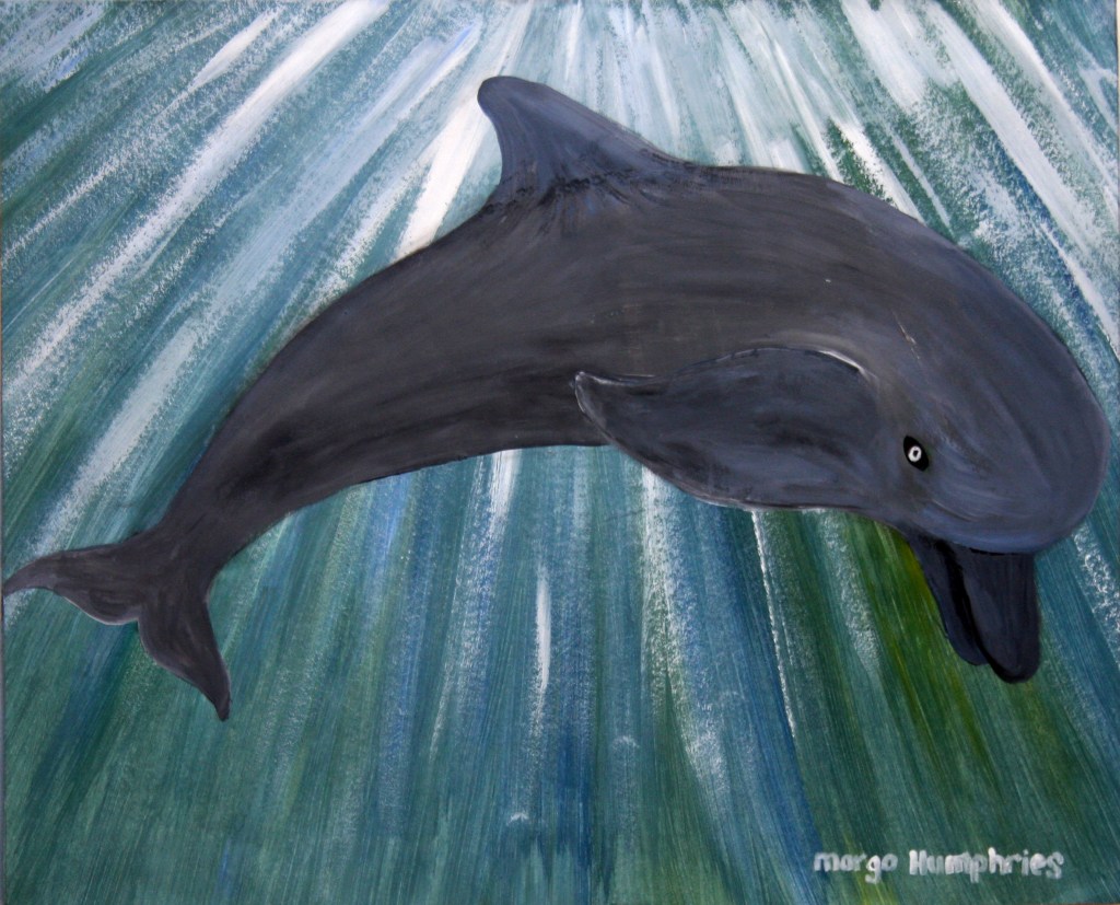 Dolphin by Margo Humphries | ORIGINAL SOLD