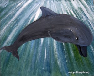 Dolphin by Margo Humphries | ORIGINAL SOLD