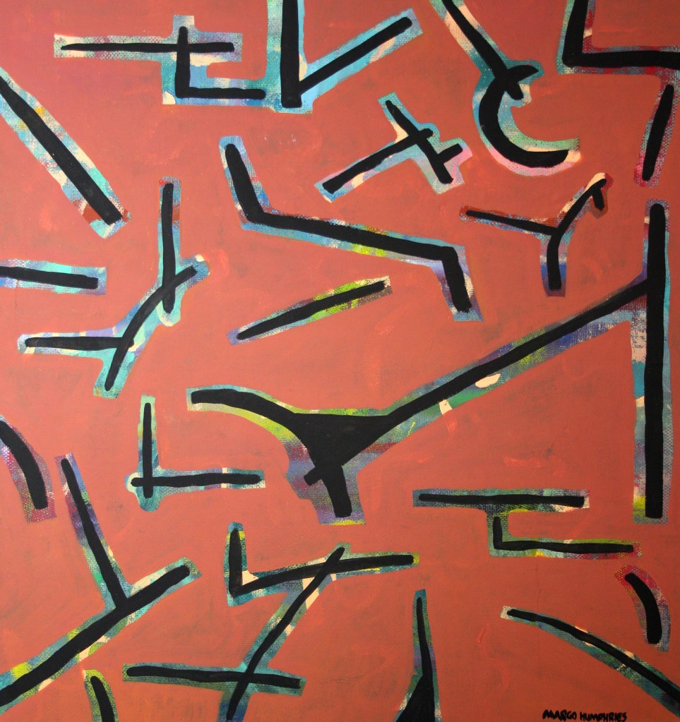 Everyone was talking at once by Margo Humphries