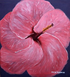 Hibiscus Flower by Margo Humphries