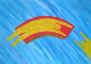 Look up in the sky tonight by Margo Humphries