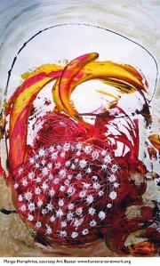 "Womb" by Margo Humphries will be projected onto buildings in Watt Street for City Evolutions & Christmas in the City