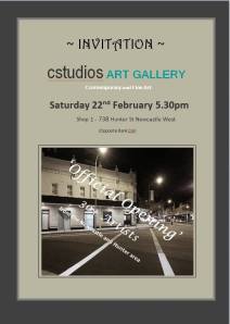 cstudios exhibition opening invitation