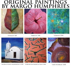 Margo Humphries Art Bazaar paintings for sale August 2014