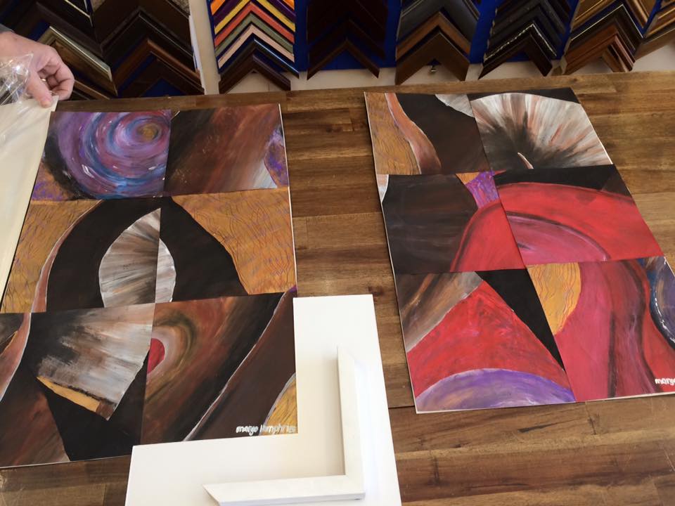 stark 1 & stark 2 getting framed margo humphries