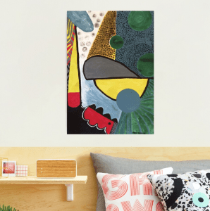 🖌️🎨Original by Margo Humphries 🖼️“Coal to Harbour”, A2, Unframed, A$50.00 https://kasarndesigns.com/artwork-for-sale 🛒Prints available on Redbubble 🔆✨#margohumphriesart Disclaimer: Redbubble image shown, original not to scale