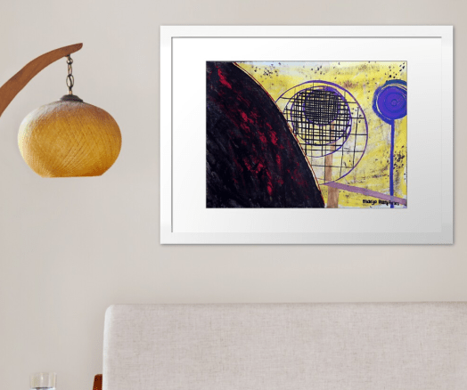 🖌️🎨Original by Margo Humphries 🖼️“The Droste Effect”, 56x45cm, Framed, A$180.00 https://kasarndesigns.com/artwork-for-sale 🛒Prints available on Redbubble 🔆✨#margohumphriesart Disclaimer: Redbubble image shown, original not to scale