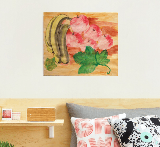 🖌️🎨Original by Margo Humphries 🖼️“Fruit still life”, 25x20cm, framed, A$10.00 https://kasarndesigns.com/artwork-for-sale 🛒Prints available on Redbubble 🔆✨#margohumphriesart Disclaimer: Redbubble image shown, original not to scale