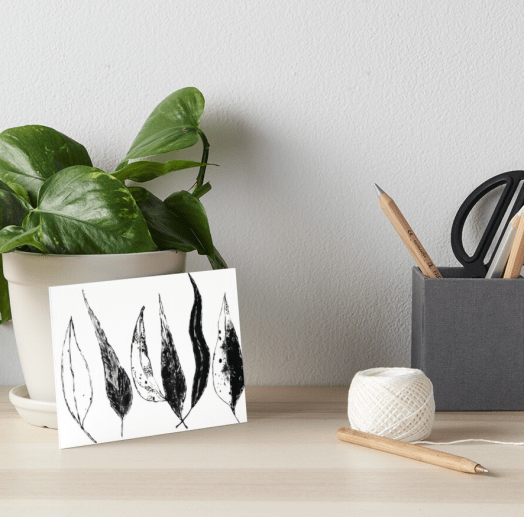 🖌️🎨Original by Margo Humphries 🖼️“Gumleaves”, 15x20cm, unframed, A$20.00 https://kasarndesigns.com/artwork-for-sale 🛒Prints available on Redbubble 🔆✨#margohumphriesart Disclaimer: Redbubble image shown, original not to scale