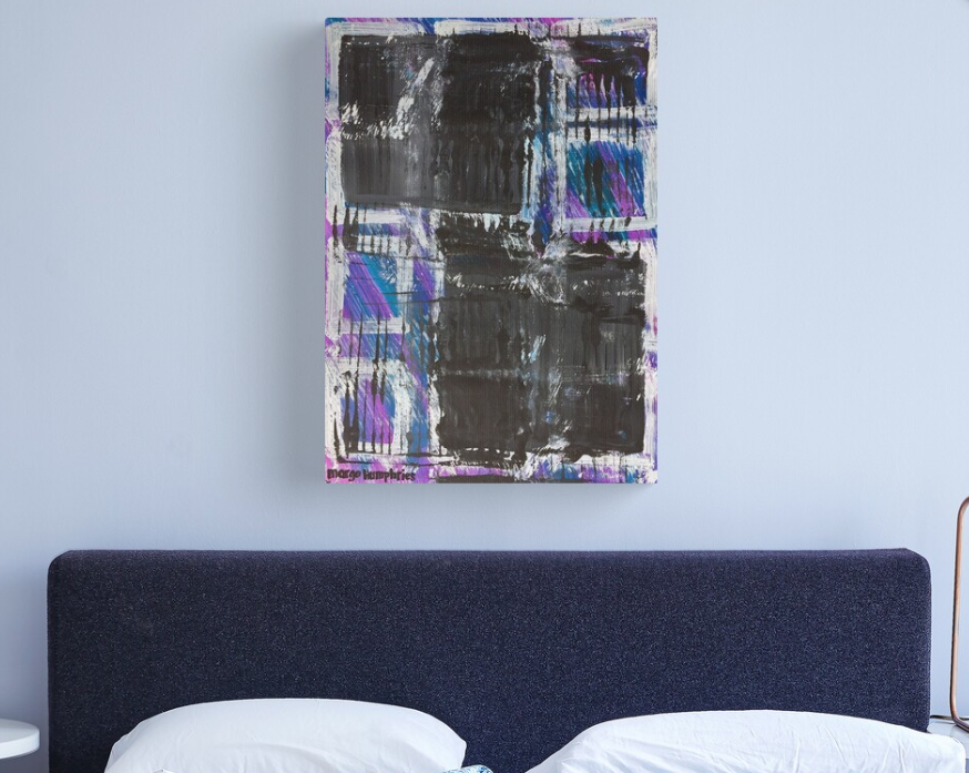 🖌️🎨Original by Margo Humphries 🖼️“The Grid", 56x40cm, unframed, A$50.00 https://kasarndesigns.com/artwork-for-sale 🛒Prints available on Redbubble 🔆✨#margohumphriesart Disclaimer: Redbubble image shown, original not to scale