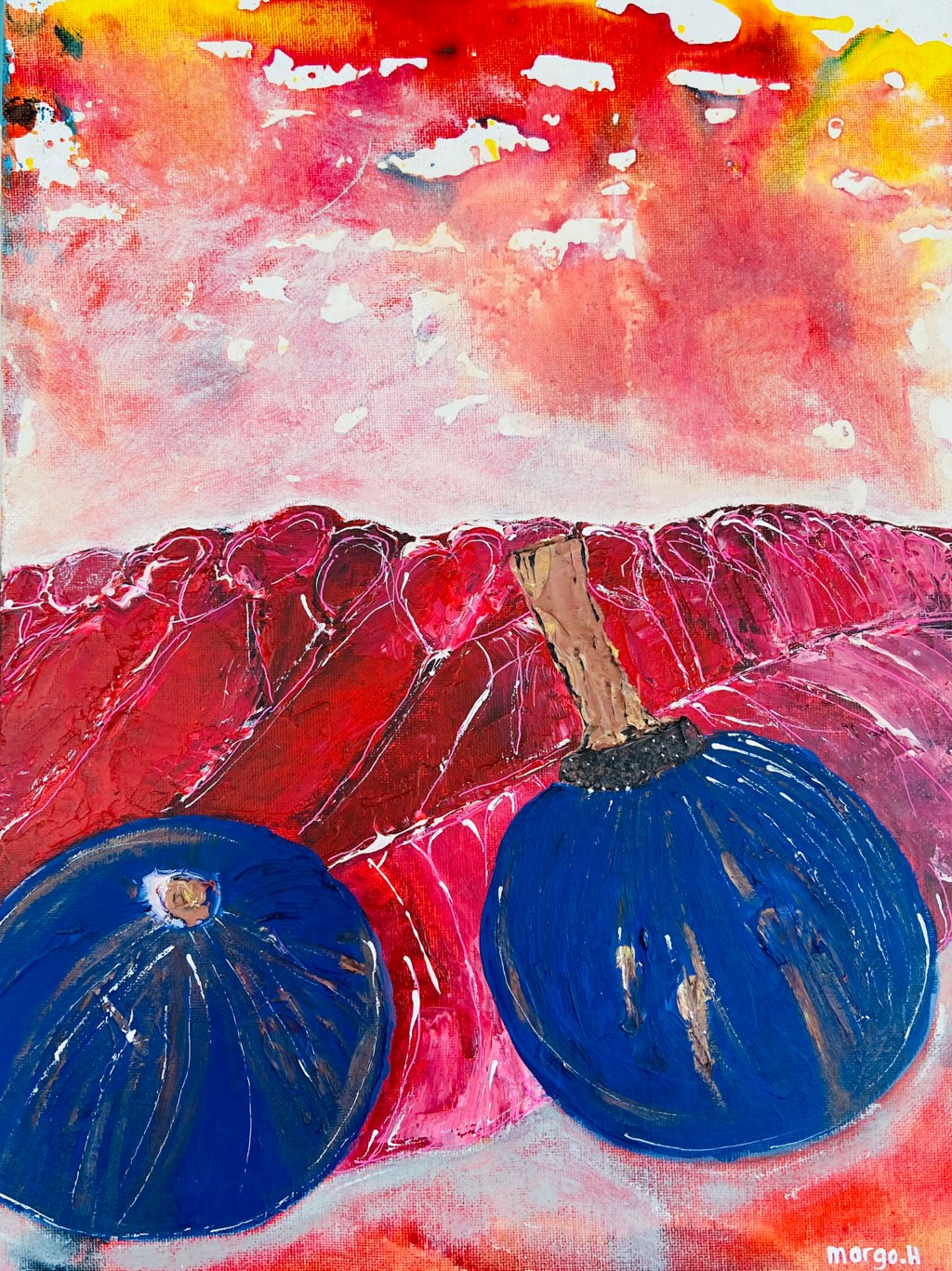 My two new finished paintings for sale at Art Bazaar this&nbsp;Sunday!