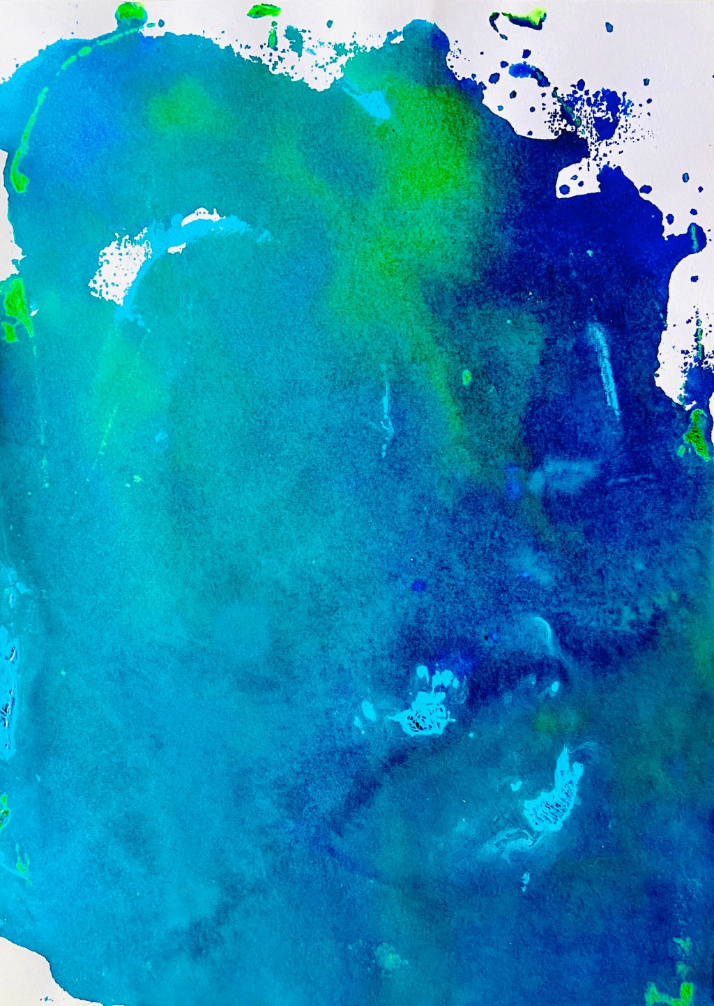 New paintings! “Pectin – blue” and “Pectin – red”